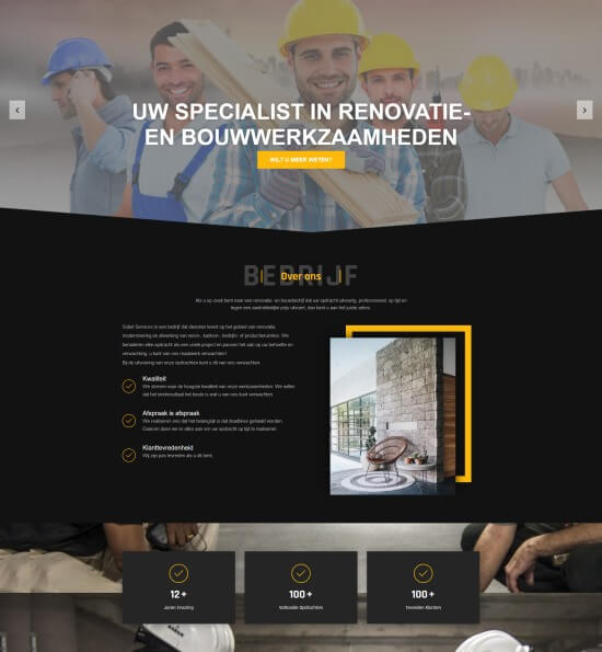 Website for Renovation and Construction Company