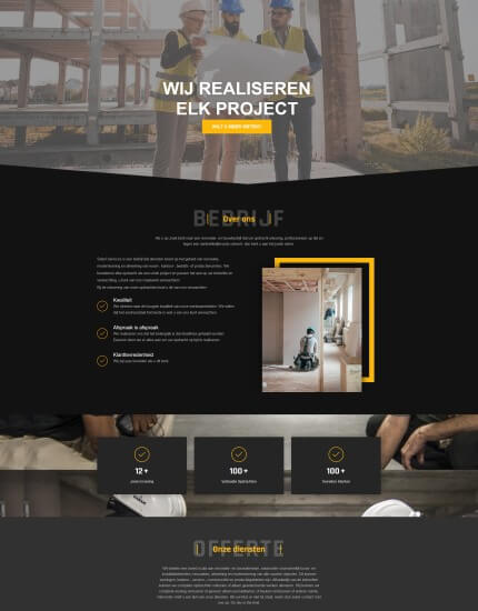 Website for a renovation company