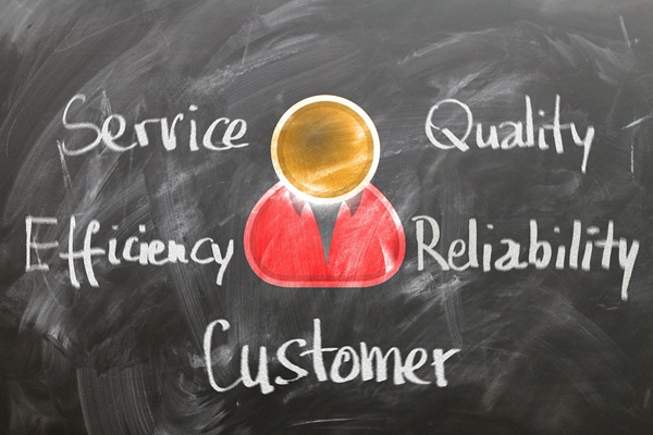 illustration representing customer expectation and service quality