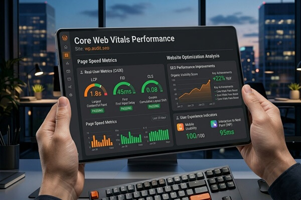 Core Web Vitals performance metrics
