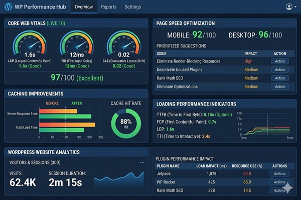 Core Web Vitals optimization for WordPress websites